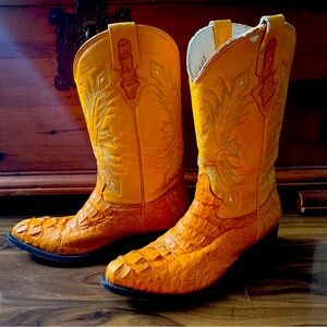 Men's Alligator Leather Western Boots